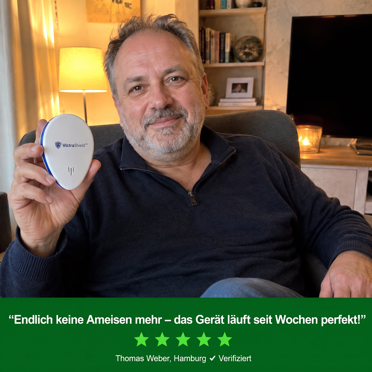 VictraShield™ Ultraschall-Schädlingsvertreiber