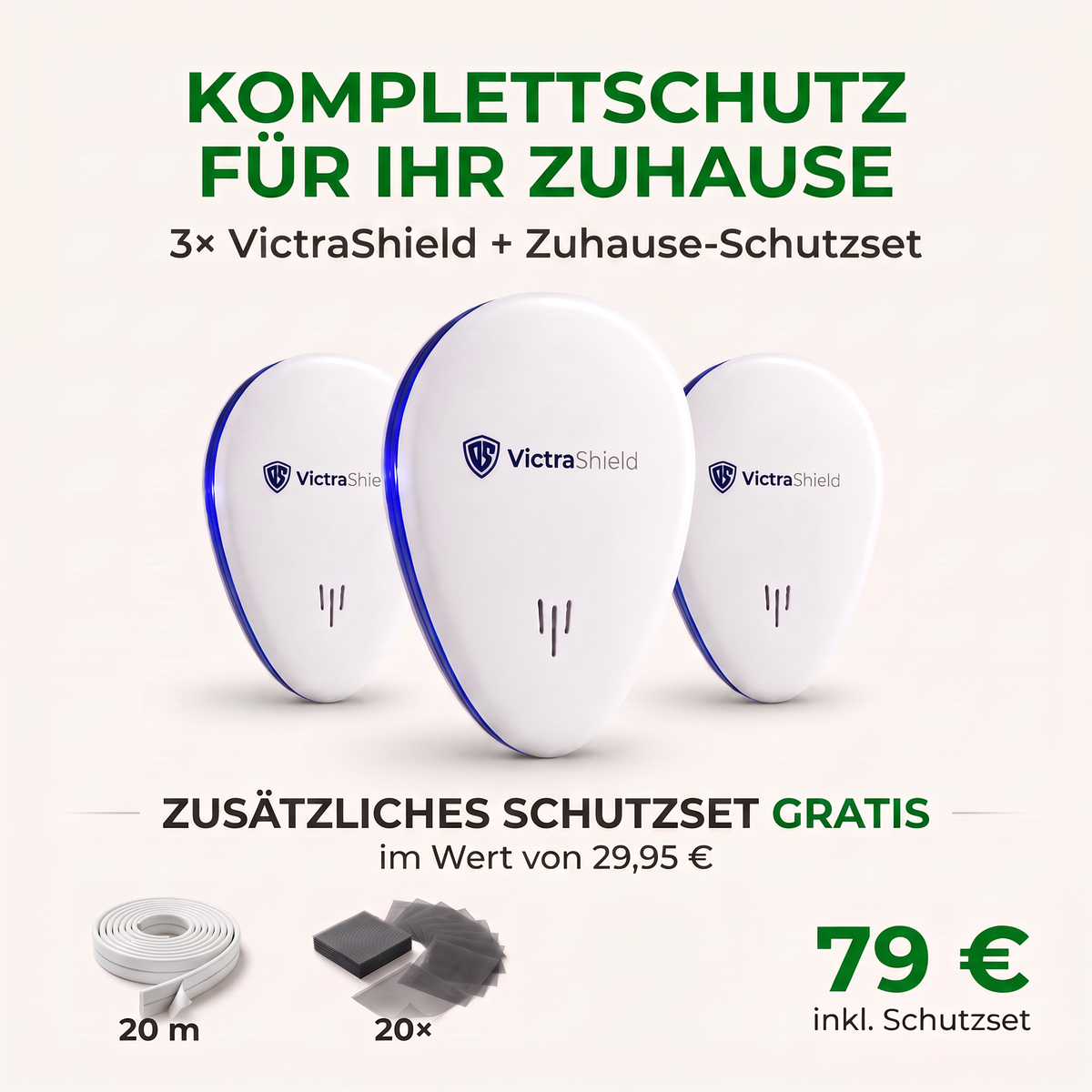 VictraShield™ Ultraschall-Schädlingsvertreiber